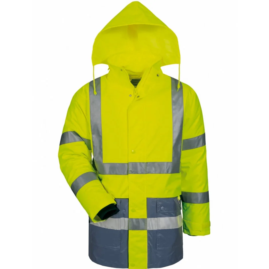 Veste imperméable taille XXXL avec doublure rembourrée, de haute visibilité fluorescent - Accessoires Outdoor pour Plus de Liberté de Mouvement - {'count': 1, 'name': 'marine'}