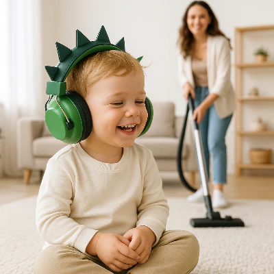 Casque anti-bruit Bébé Dino Pliable Boutique Bébé Ligne Soins Jouets Articles Maison