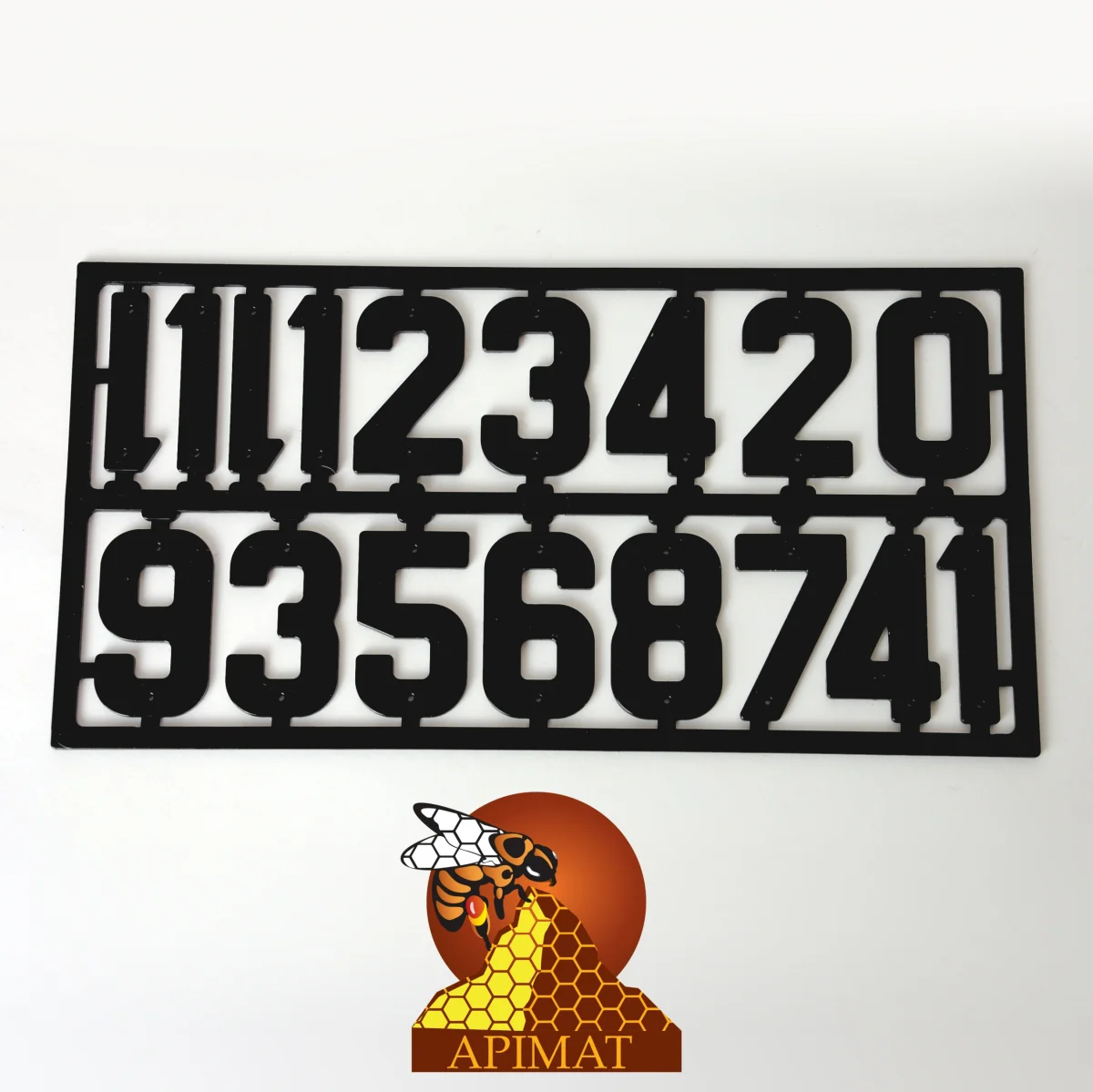 Plaque chiffres plastique Offre limitée temps