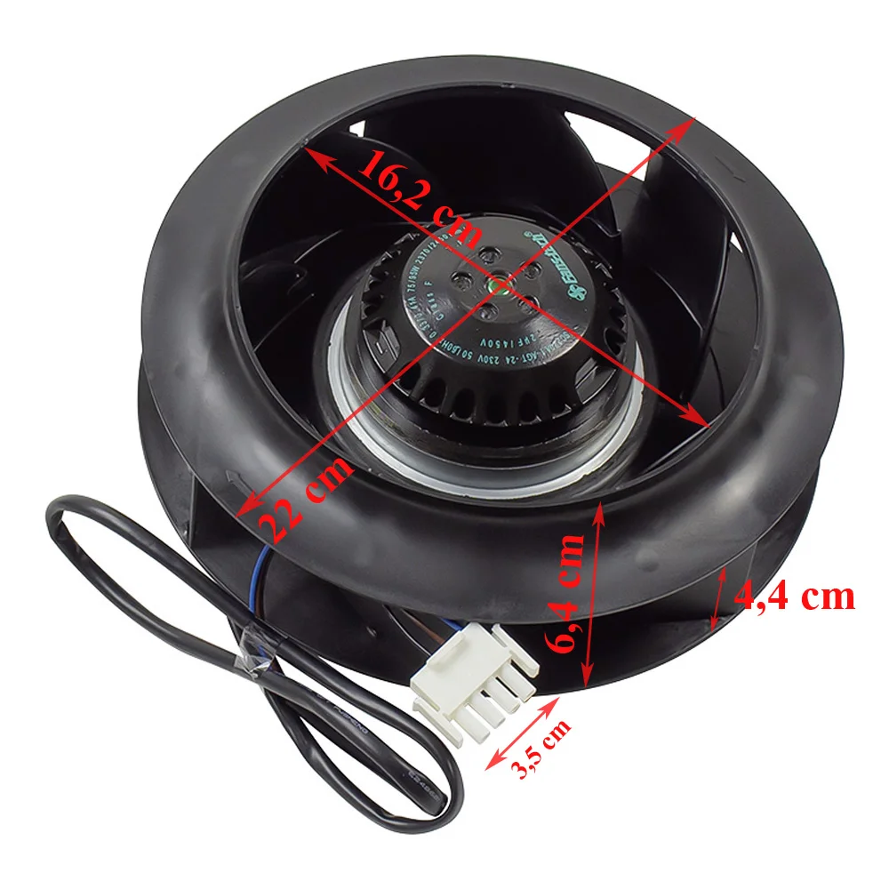 Dometic ventilateur du condensateur, par Fans-tech remplace Ebmpapst R2E220-RA-8-01 pour Freshjet FJ1700 et FJ2200 de Dometic - Accessoires Outdoor pour Plus de Liberté de Mouvement - {'count': 2, 'name': 'automatique'}