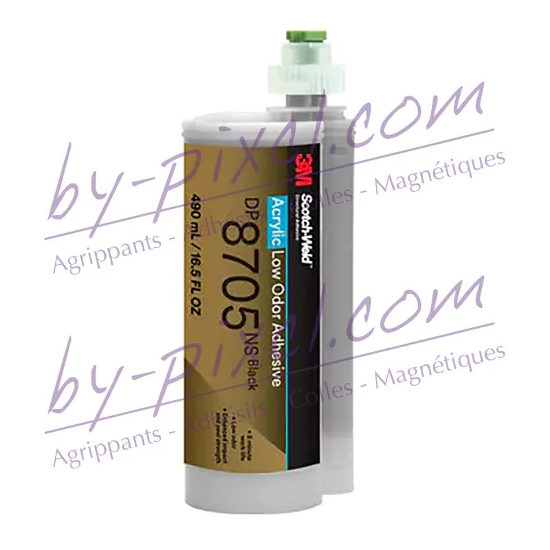Colle bi-composant acrylique 3M DP8705NS – noir – cartouche de 490 ml - Saldi Straordinari – Offerte Speciali Disponibili Adesso - {'count': 1, 'name': 'Résistant'}