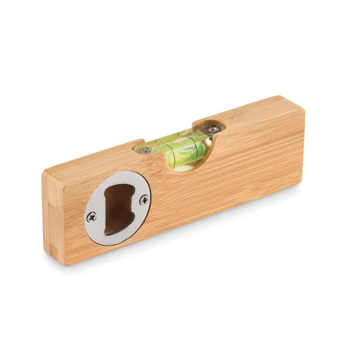 Niveau à bulle avec décapsuleur en bambou – SPIREN - Saldi Straordinari Regle – Offerte Speciali Disponibili Adesso