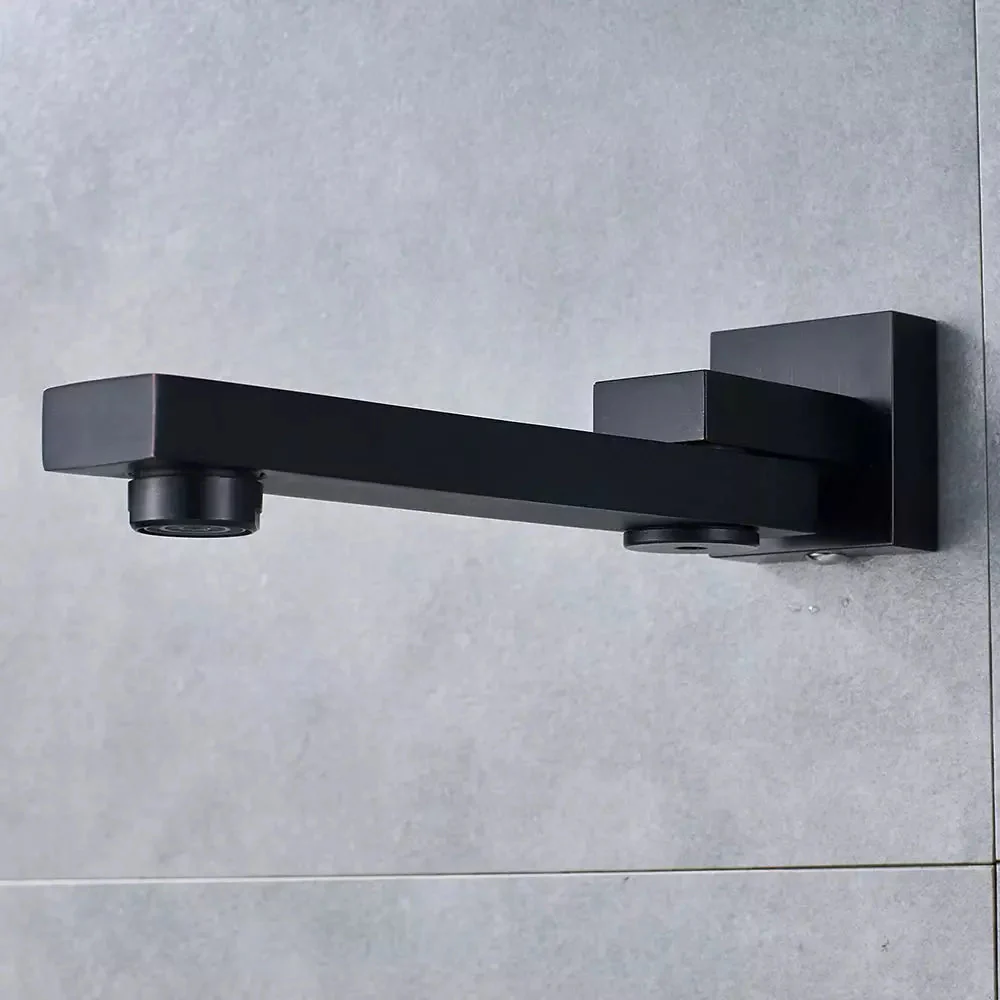 Bec Robinet Douche Mural Noir Mat Élégance Aqua E-shop mondial Produits durables modernes accessibles