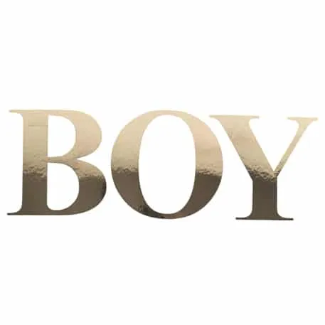 Stickers « BOY » Or - ​Boulangerie-Pâtisserie | Pain Pâtisserie au Levain & Viennoiseries