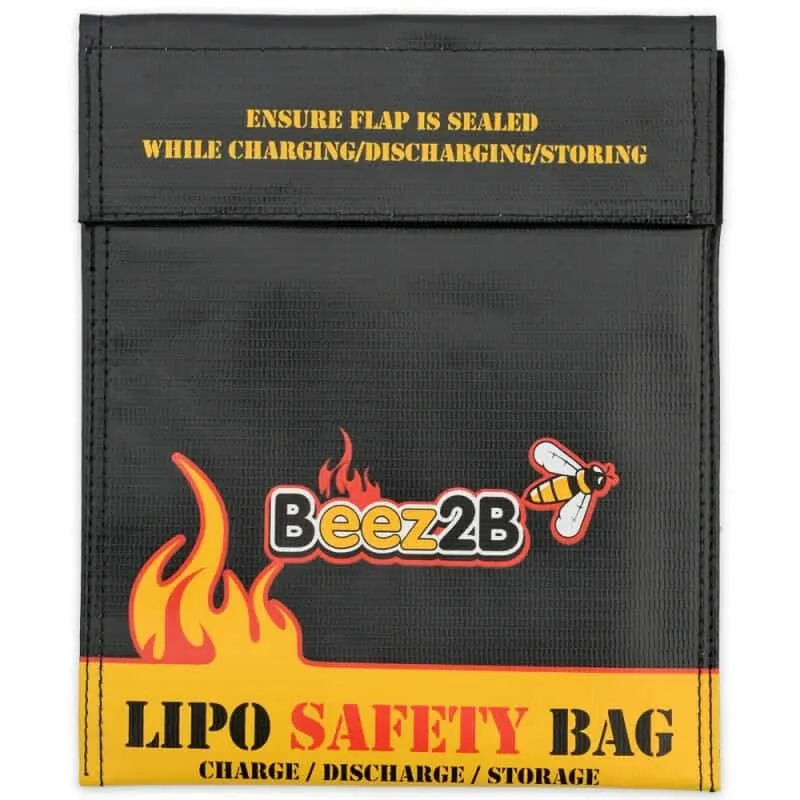 Beez2B - Sac de sécurité pour Test batterie LIPO 180x220mm - ​Drones Professionnels & Grand Public | Boutique Française