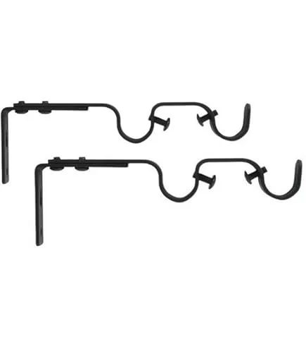 Lot de 2 supports gouttière double ( L165 – L190 / D20 mm) noir - Édition Limitée – L’Art de la Table Française en Promotion ! Présentoir pliable de 5 pouces, support de cadre photo en métal, art de  bureau, noir, paquet de 6 | Leroy Merlin