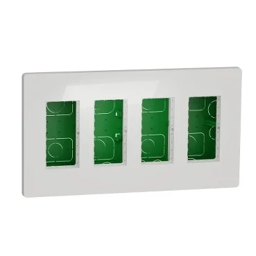 BOITE CONCENTRATION ENCASTRÉE COMPLÈTE COLONNES MODULES NU174418 SCHNEIDER Saldi Straordinari Offerte Speciali Disponibili Adesso