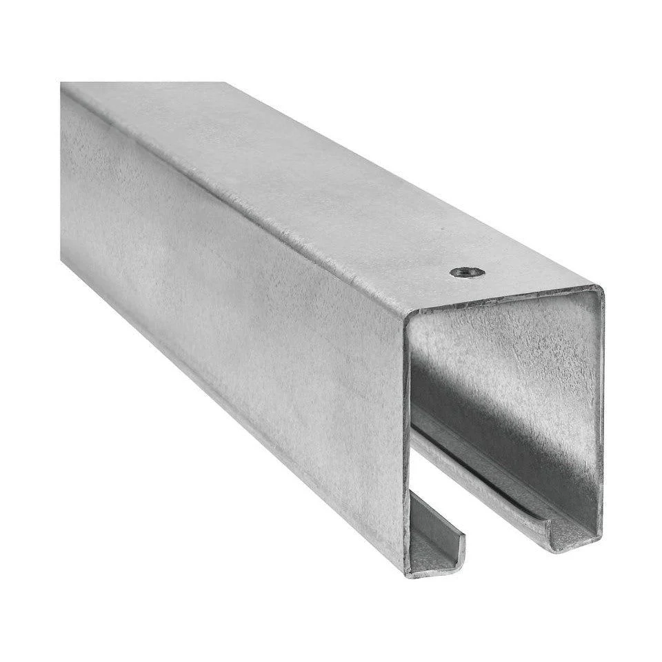 Rail carré en acier galvanisé pour porte de grange coulissante - National Hardware - Saldi Straordinari – Offerte Speciali Disponibili Adesso Rail Porte Coulissante Kit de rails pour porte de grange coulissante  robuste, rail extérieur en aluminium pour portes de placard, de garde-robe,