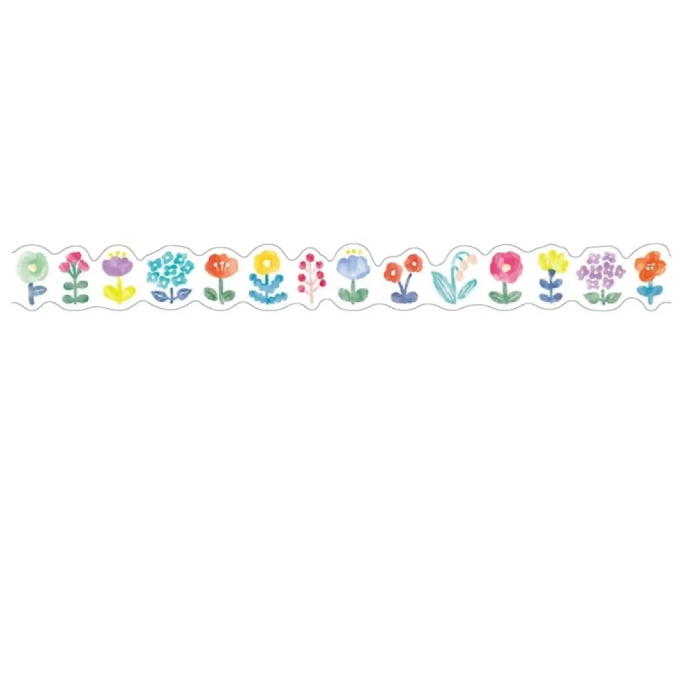 Masking Tape Vivid Flowers Cut - Jee' Organisation de la maison avec des solutions de rangement