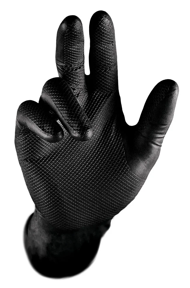 Boite de 50 gants en nitrile GRIPPAZ - Saldi Straordinari – Offerte Speciali Disponibili Adesso Gants d'examen en nitrile non poudrés non stériles Halyard Skybreeze (boite  de 180 ou 200)