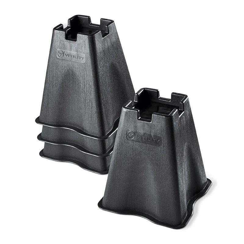 Rehausseurs de meubles 22 cm - Lot de 4 - Organisation de la maison avec des solutions de rangement - Console