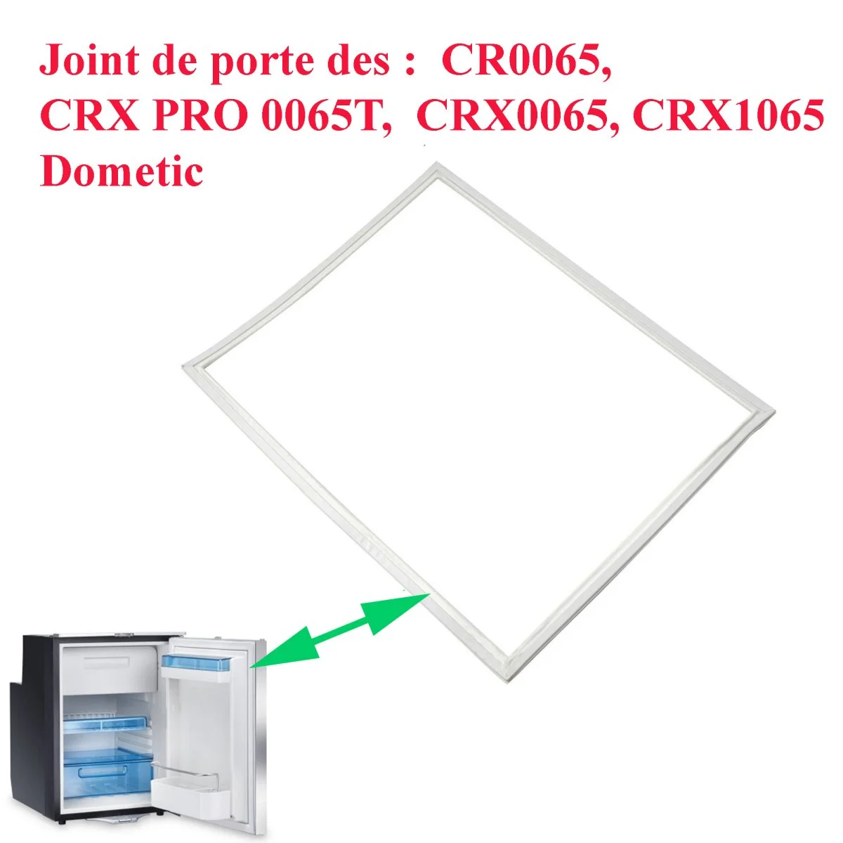 Dometic, joint magnétique de portes pour les réfrigérateurs CR0065 ,CRX PRO 0065T, CRX0065, CRX1065 – DISPONIBLE EN MAI 2026 - Accessoires Outdoor pour Plus de Liberté de Amazon.fr Mouvement