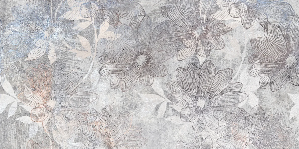 Papier Fleurs gris Saldi Straordinari Offerte Speciali Disponibili Adesso