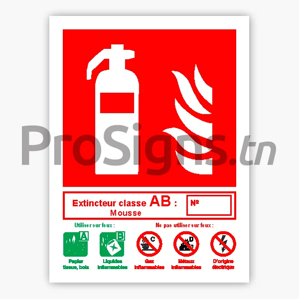 HN.F.EX042 – Extincteur classe A-B - Saldi Straordinari – Offerte Speciali Disponibili Adesso Extincteur à poudre pour feux de classe A, B et C