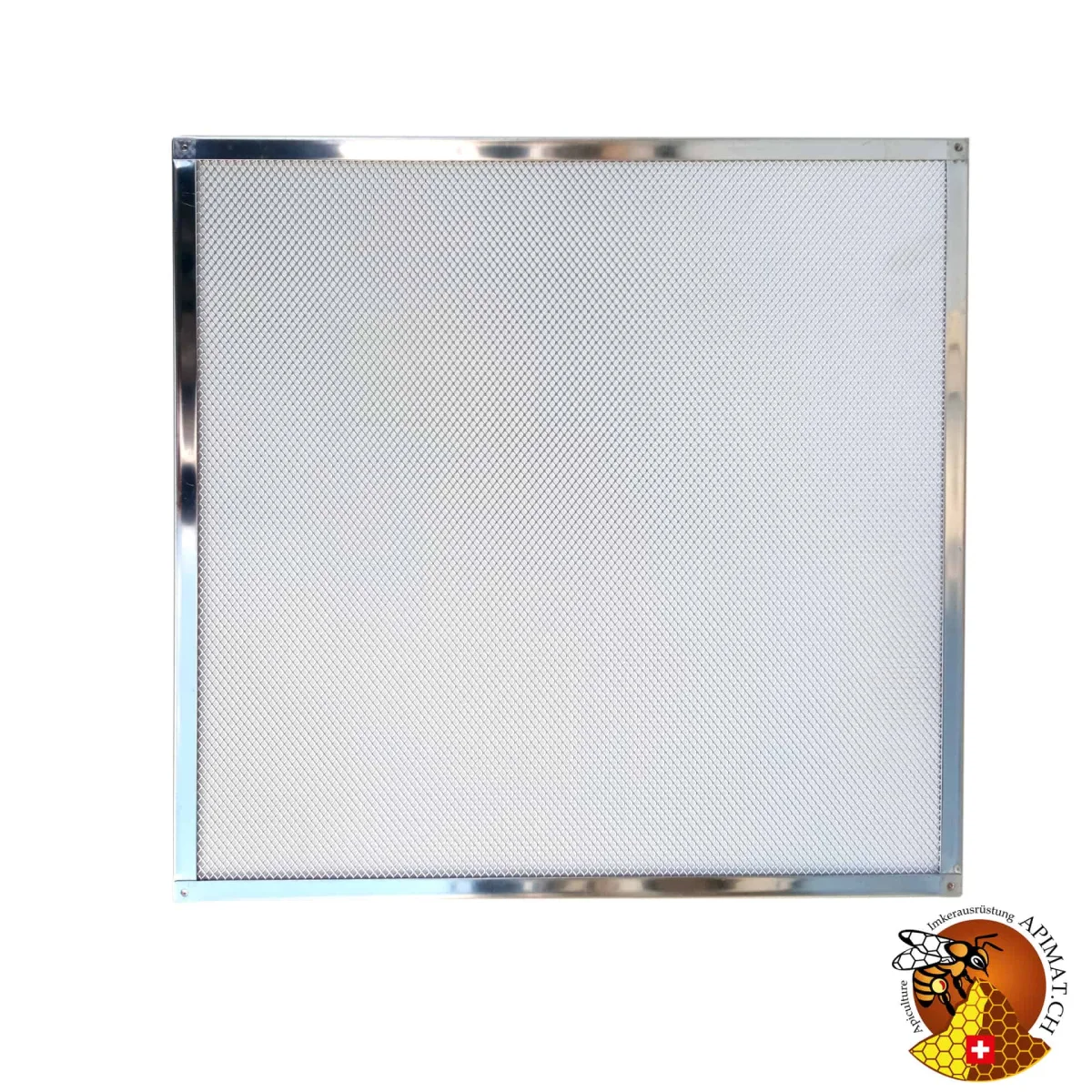 Grille inox pour fond Dadant 12 avec encadrement 44,5 x 45,5 cm - Offre limitée dans le temps ⏳ Ne tardez pas à commander ! Formats de cadres | Touslescadres.fr