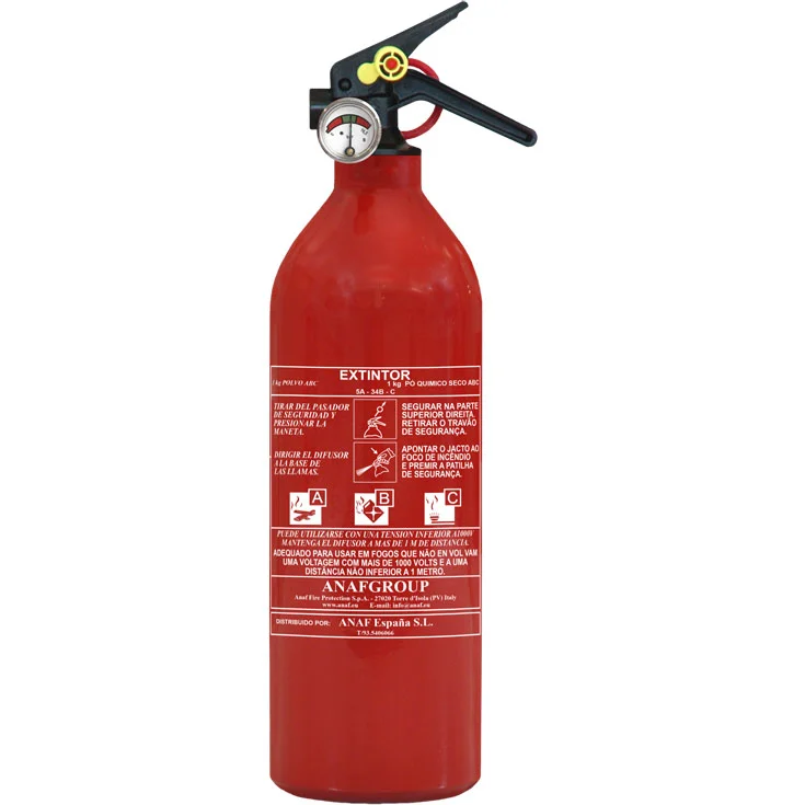Extincteur poudre 1kg abc P. permanent avec manomètre - Saldi Straordinari – Offerte Speciali Direct Disponibili Adesso