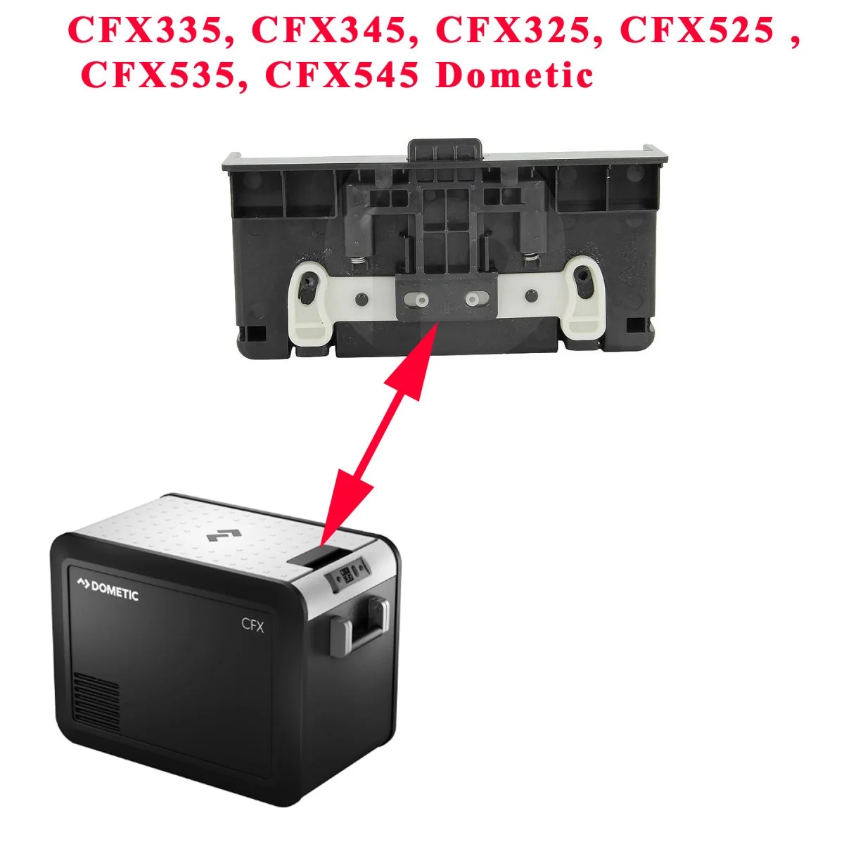 Dometic, systeme de fermeture couvercle CFX335, CFX345, CFX325, CFX525 , CFX535, CFX545 - Accessoires Outdoor pour Plus de Liberté de Mouvement - {'count': 1, 'name': 'Latéral'}