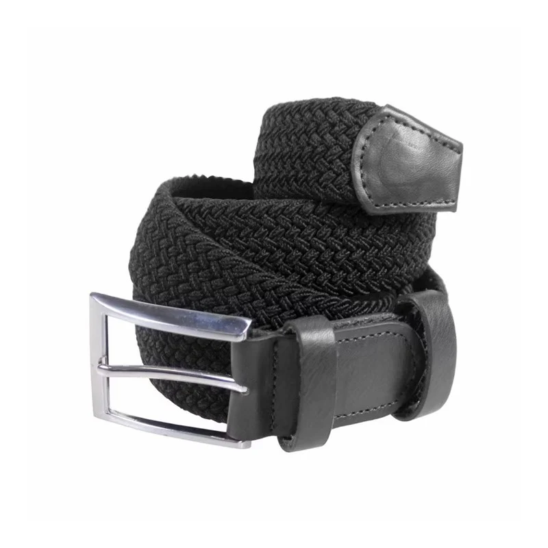 Ceinture élastique noire - Organisation de la maison avec des solutions de rangement Heisse & Söhne Boîte à ceinture Sylt - Ebène