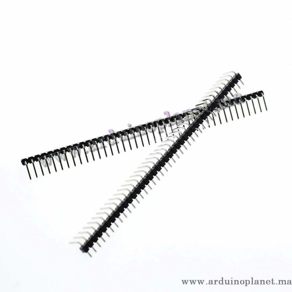 Barette de 40 En-tête Installer Mâle Angle Droit - Saldi Straordinari – Offerte Speciali Disponibili Adesso