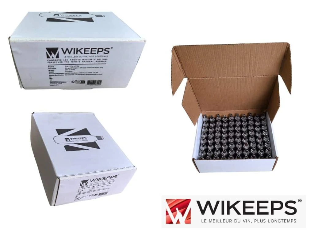 80 Welda Cartouches gaz Argon +Co2 – 21ml / 6,5g - Vins Rouges Harmonieux pour Chaque Occasion