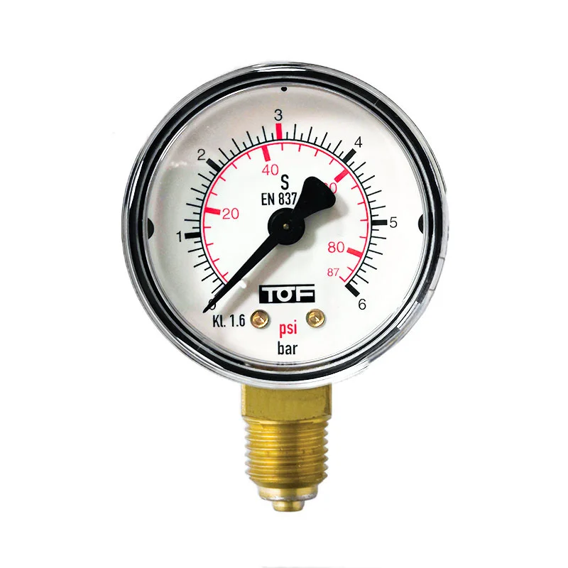 Manomètre CO² vertical – 0-6 bars – TOF - Saldi Straordinari – Offerte Speciali Disponibili Adesso - psi manomètre 8211 bar