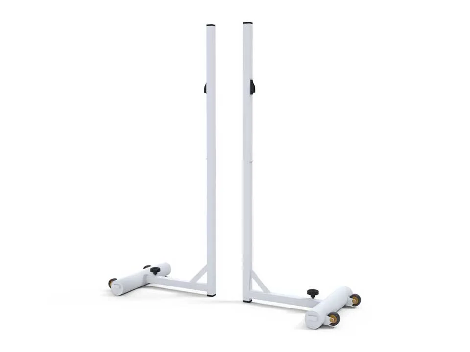 Poteaux sur embase mobiles d’entraînement de badminton – Hauteur 1,55m – 40mm x 40mm - Matériel paire sport pas cher – Meilleur rapport qualité-prix
