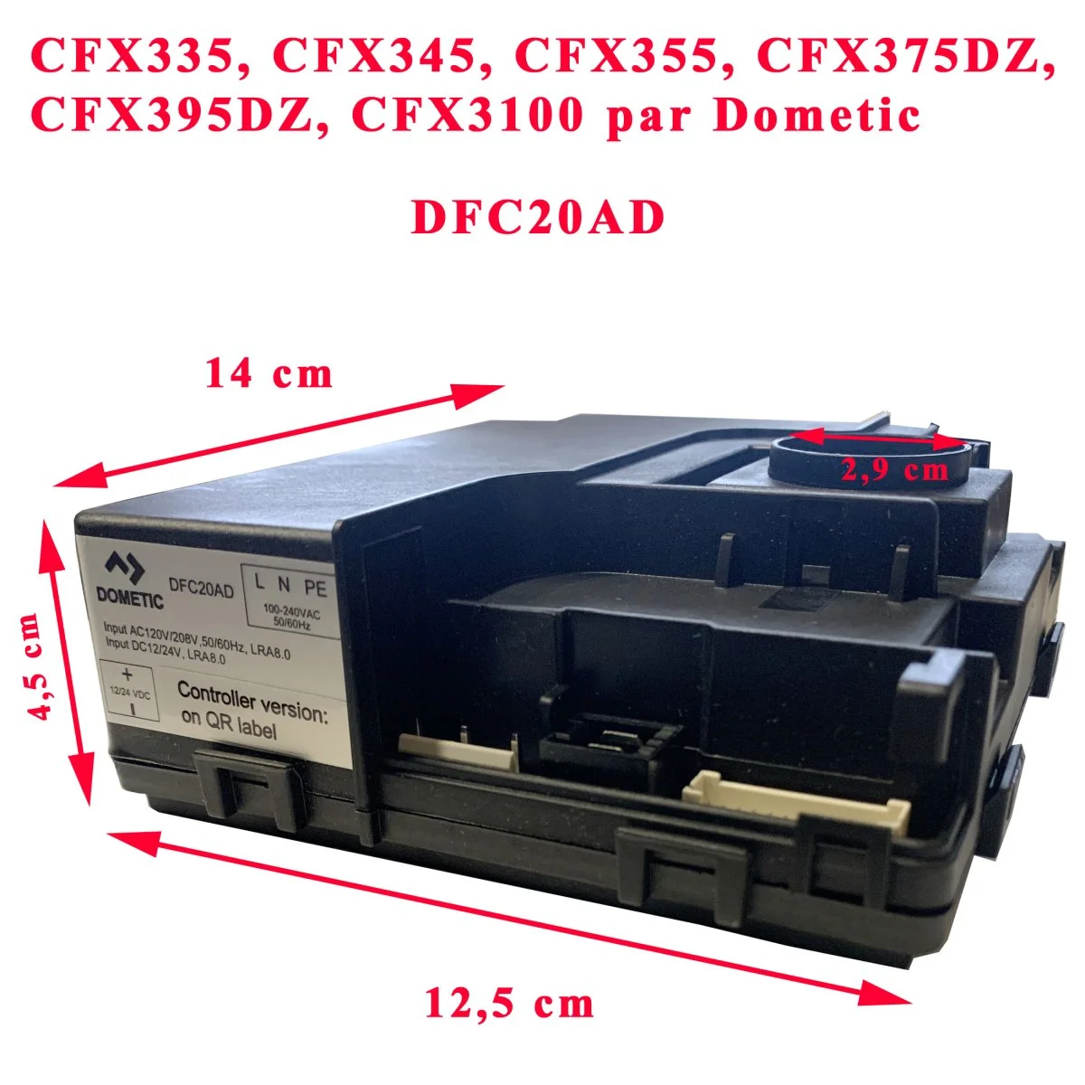 Dometic, connection brique DFC20AD pour CFX335, CFX345, CFX355, CFX375DZ, CFX395DZ, CFX3100 par Dometic - Accessoires Outdoor pour Plus de Liberté de Mouvement - Jala flow