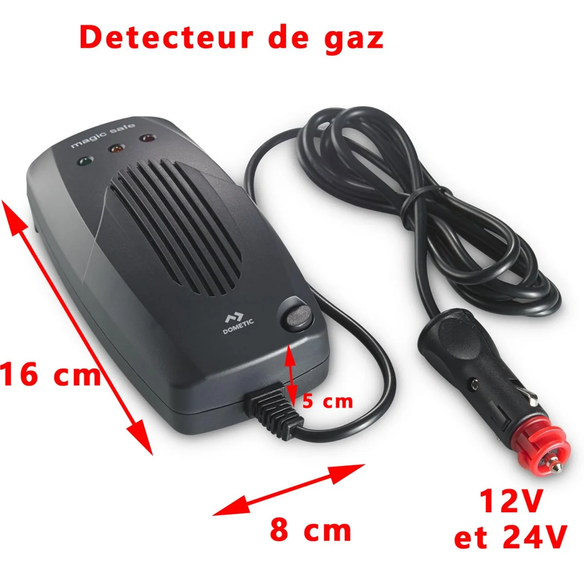 Détecteur de gaz 12V et 24V Waeco Dometic - Accessoires Détecteurs-de-gaz Outdoor pour Plus de Liberté de Mouvement
