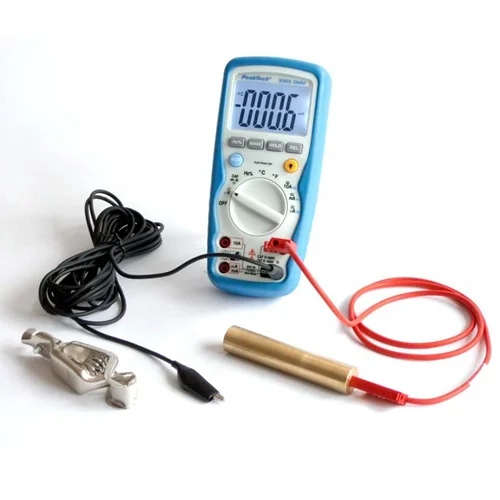 Multimètre Digital Peak Tech 3355 DMM avec kit d’électrode à main et fil de terre pour mesurer les tensions induites - Saldi Straordinari – Offerte Speciali Disponibili Adesso - Fluke 114