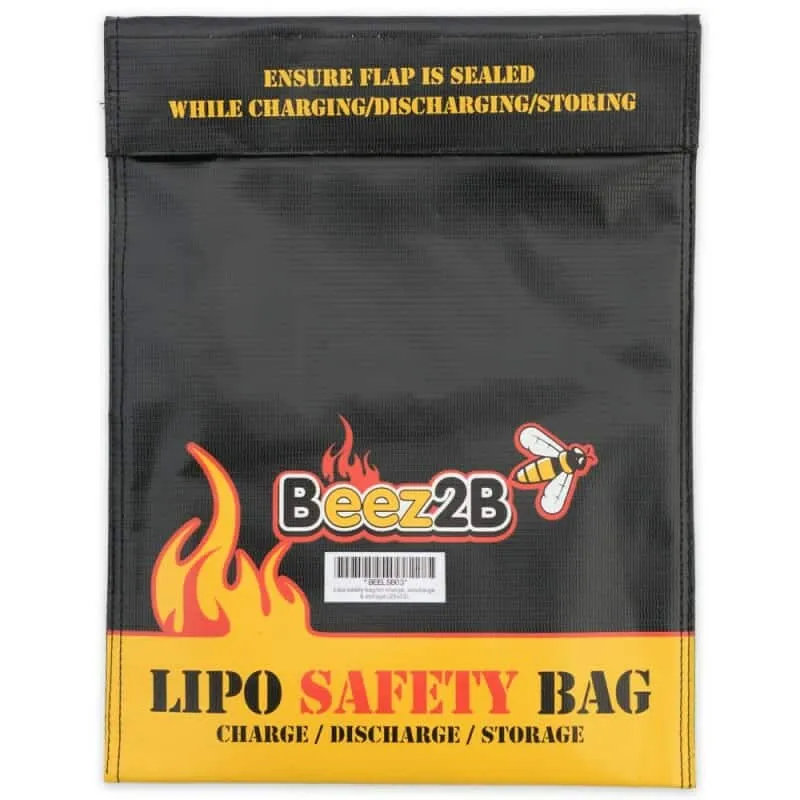 Beez2B - Sac de sécurité pour batterie LIPO 250x330mm - ​Drones Professionnels & Grand Public | Boutique Française​ - Lipo safe bag