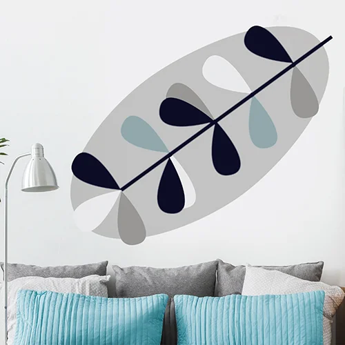Sticker mural “feuille nordique” – déco maison scandinave - Saldi Straordinari – Offerte Speciali Disponibili Adesso Maison à louer à Brugse Heirweg 113 8211 Aartrijke