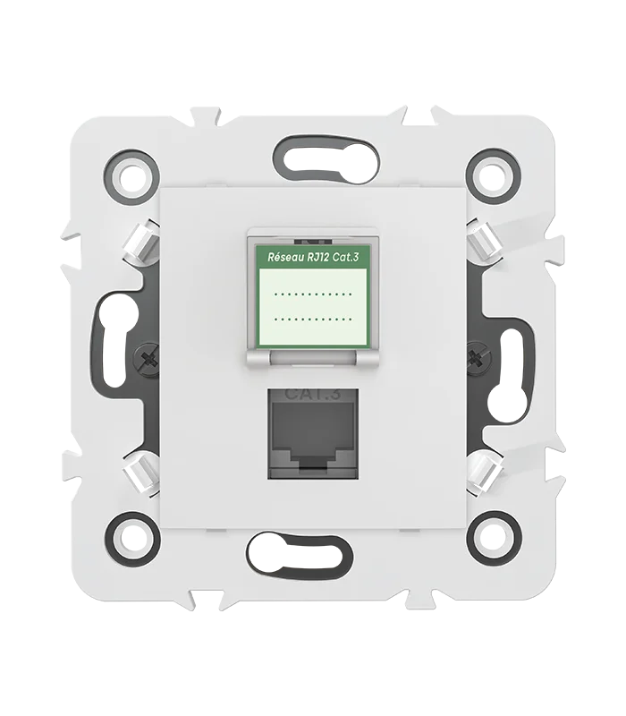 PRISE TELEPHONE RJ12 CAT3 MECANISME BLANC MILLENIUM MEC20922BL1 Abidjan LAP - Saldi Straordinari – Offerte Speciali Disponibili Adesso