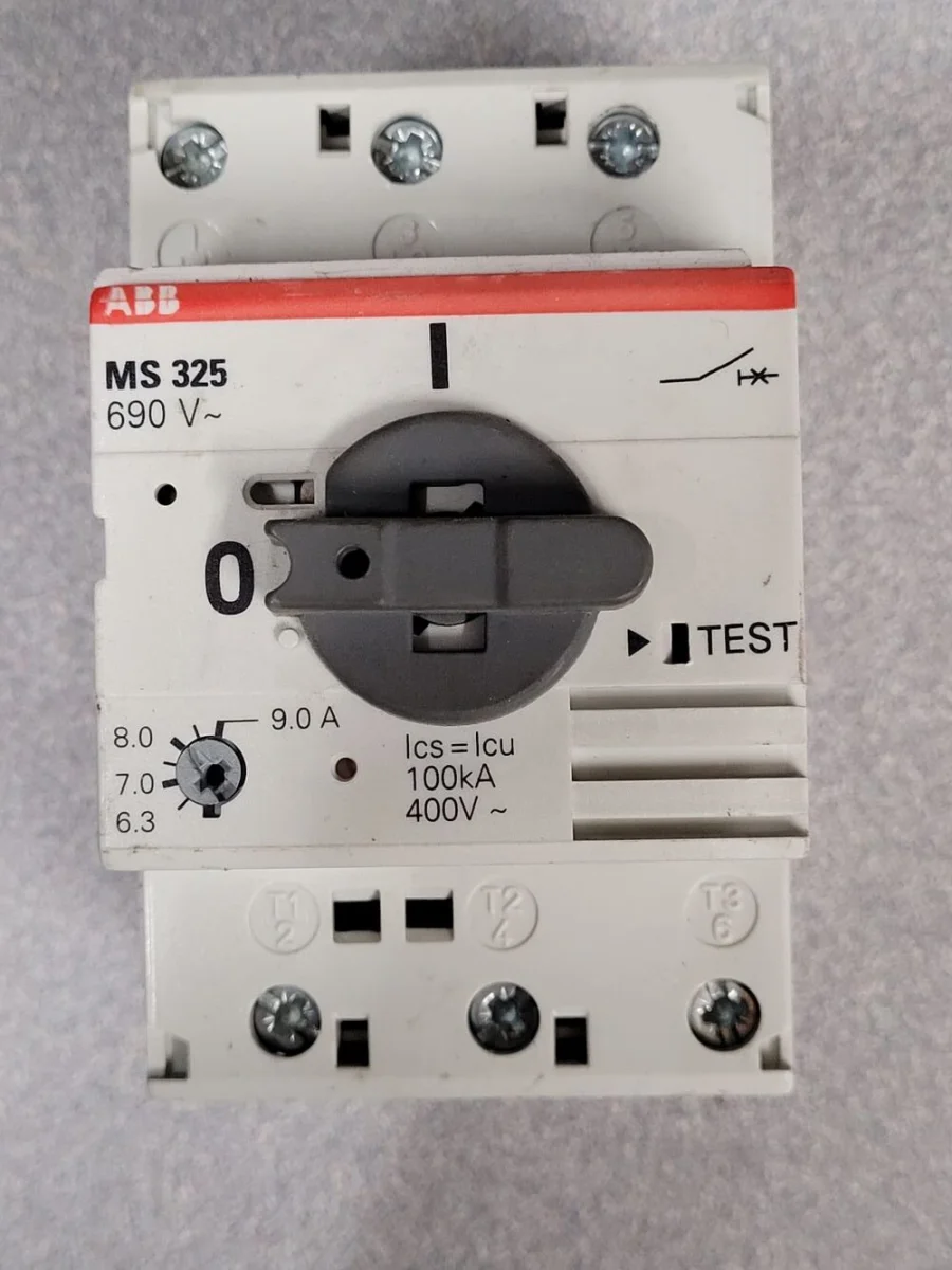 Disjoncteur moteur 6.3-9A MS325 - Montage Éclairage de qualité avec frais de port offerts