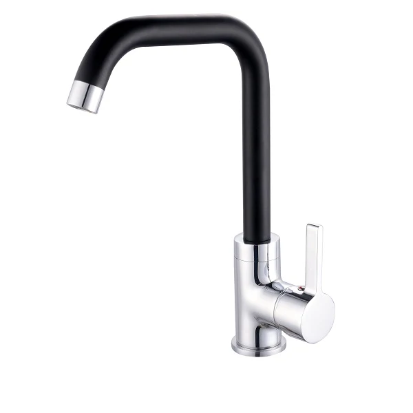 Mitigeur évier bec haut L COLORADO chromé/noir - Accessoires Outdoor pour Plus MD254ORS de Liberté de Mouvement