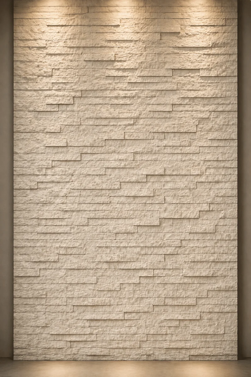 Plaque murale PU-11 120x60cm pierre crème Accessoires pratiques maison intérieur fonctionnel