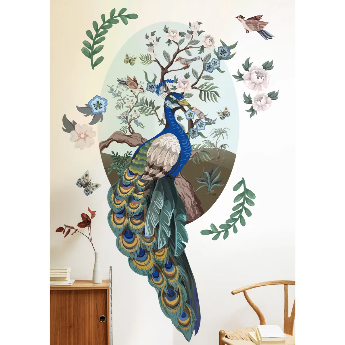 Décor Mural Paon majestueux Saldi Straordinari Offerte Speciali Disponibili Adesso