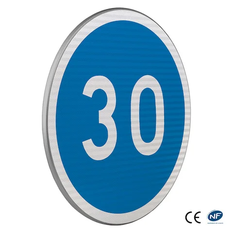 Panneau signalisation routière d’obligation lsquo;vitesse minimale poteau Délai livraison 48h 72h fonction quantité(exprimer urgence commande Saldi Straordinari Offerte Speciali Disponibili Adesso