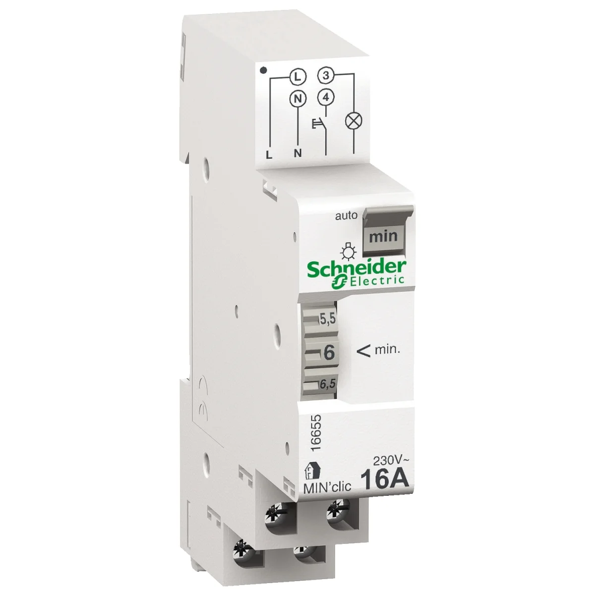 MINUTERIE MIN CLIC 1 à 7 MIN 16A 250VCA 16655 SCHNEIDER distriwatt.fr - Saldi Straordinari – Offerte Speciali Disponibili Adesso