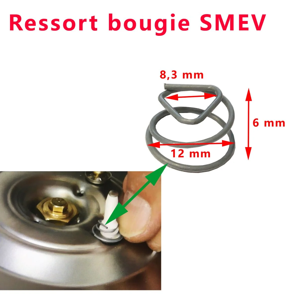 Ressort bougie des gazinieres SMEV Dometic - Accessoires Outdoor pour Plus de Liberté de Mouvement Ressort à gaz, 150N / 33lb / 15KG, Charnières à soufflet pour boîtes :  Amazon.fr: Bricolage