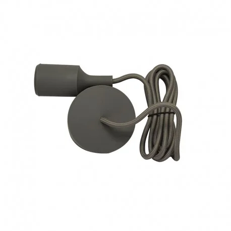 Suspension douille silicone – Culot embase E27 – Câble 2M – Plusieurs coloris - Saldi Straordinari – Offerte Speciali Disponibili Adesso