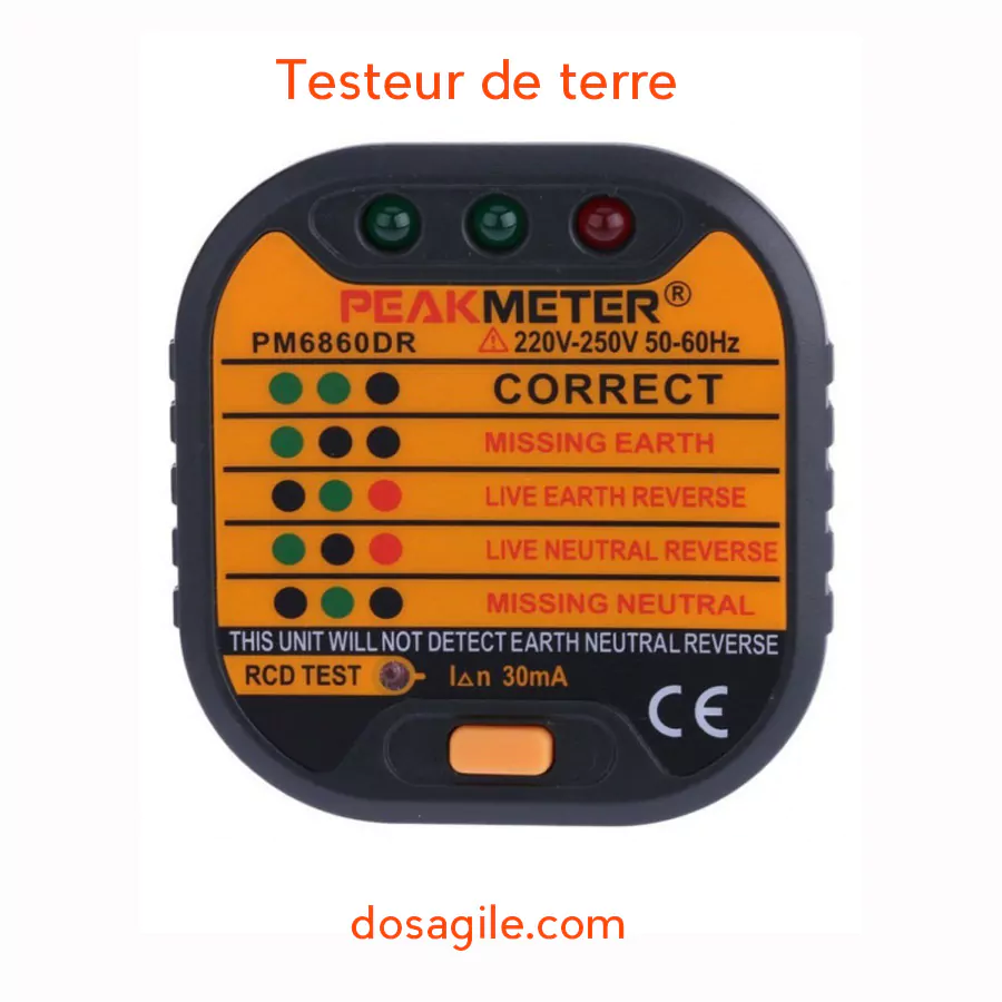 Testeur de terre pour appareil de mise à la terre - Organisation de la maison avec des solutions de SHUTER rangement