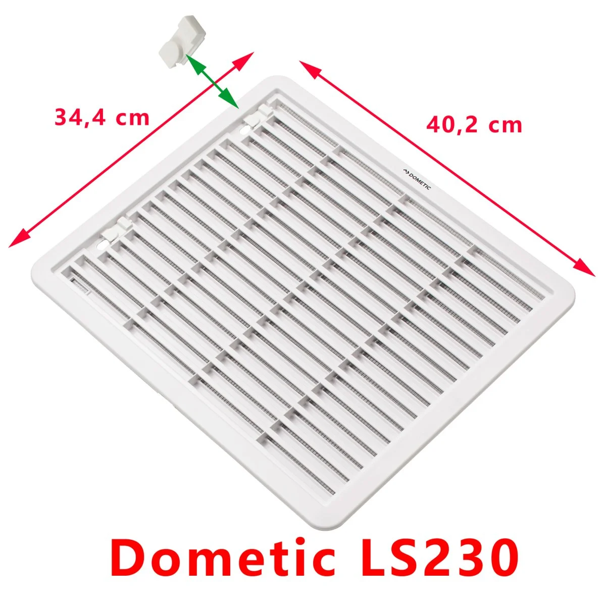 Grille ventilation LS230 blanc 40 cm x 34,4 cm par Dometic – DISPONIBLE VERS FIN JUIN 2026 - Accessoires Outdoor pour Plus de Liberté de Mouvement - {'count': 1, 'name': 'chantiers'}