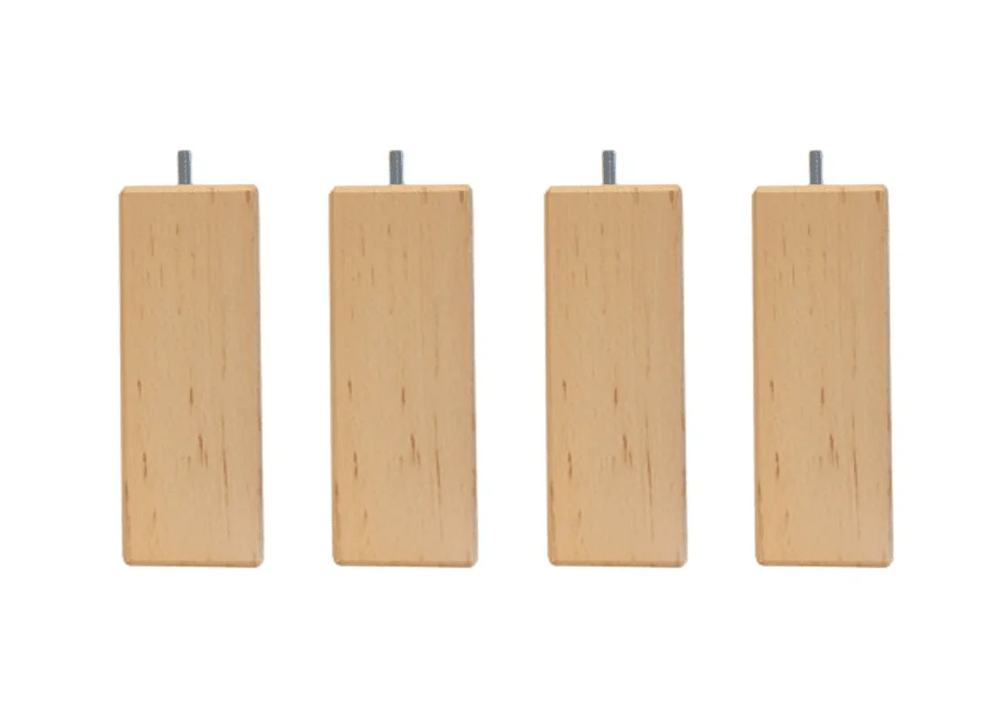 Pieds carré bois ht 15 cm, carré de 60 mm - Vins Rouges Harmonieux main pour Chaque Occasion