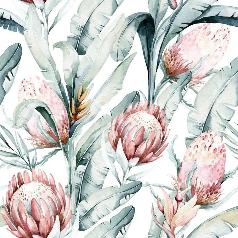Sticker mural Fleurs tropicales - Saldi Straordinari – Offerte Speciali Disponibili Adesso Images
