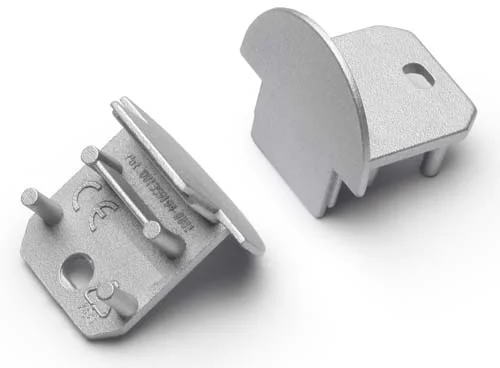 Terminaison DEEP10 argent + passage de câble (set de 2) - Saldi Straordinari – Offerte Speciali Disponibili Adesso Passe câble modulaire cadre FL21 pour coffret Argenta IDE