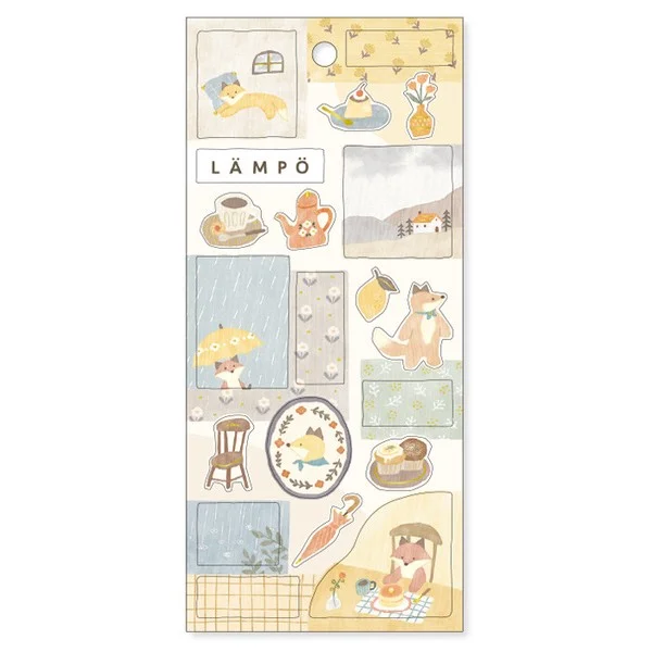 Stickers Lämpö Renard Sous La Pluie - Organisation de la maison avec des solutions de rangement - Astuce rangement