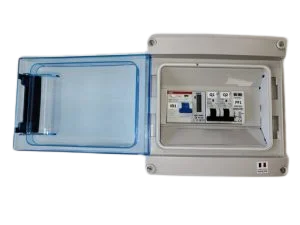 TECHNIDEAL – Coffret AC 0-3K monophasé – Parafoudre AC – 20A avec compteur d’énergie digital - Éclairage de qualité avec frais de port offerts Digital Electric - Parafoudre 600Vdc/Imax40kA/Type II - Réf : 08402