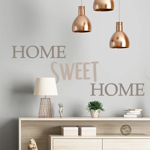 Autocollant décoratif “Home Sweet Home” - Saldi Straordinari – Offerte Speciali Disponibili Adesso Autocollant Imperméable Personnalisé Waterproof – StickerGreen