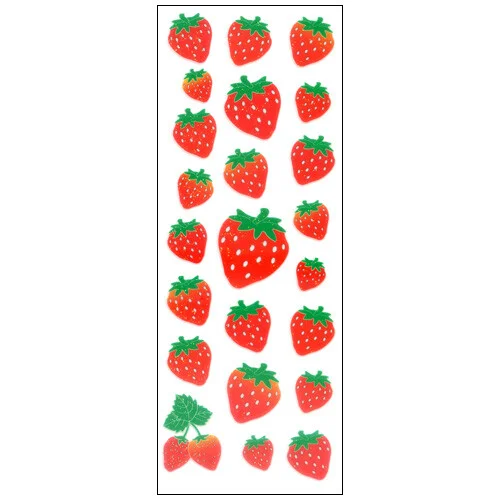 Stickers Grandes Fraises Glitter Doré - Organisation de la maison avec des solutions de rangement - {'count': 1, 'name': 'défonceuses'}