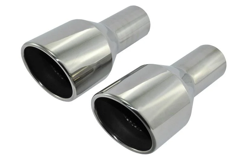 EMBOUTS INOX DROITE ET GAUCHE ROND BISEAUTE CHROME 89MM Mousse - Saldi Straordinari – Offerte Speciali Disponibili Adesso